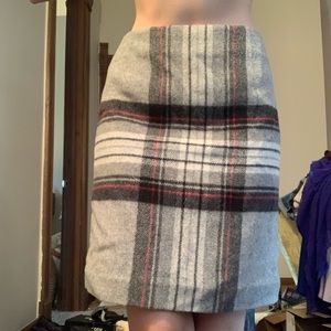 Plaid wool skirt size 2 Talbot’s